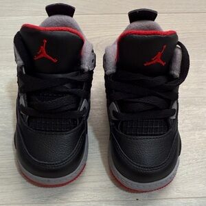 Jordan 4 Retros Black and Red